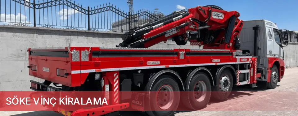 Söke İlçemi Vinç Kiralama